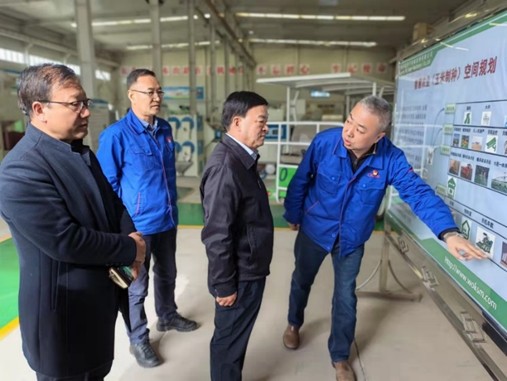 敦煌種業(yè)黨委書記、董事長劉興斌等到奧凱種機、慶和農(nóng)業(yè)公司洽談交流