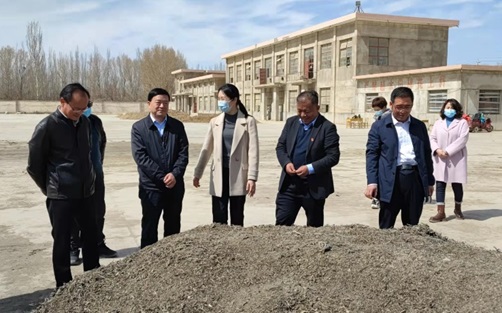 黨委書記、董事長(zhǎng)劉興斌到金塔縣調(diào)研