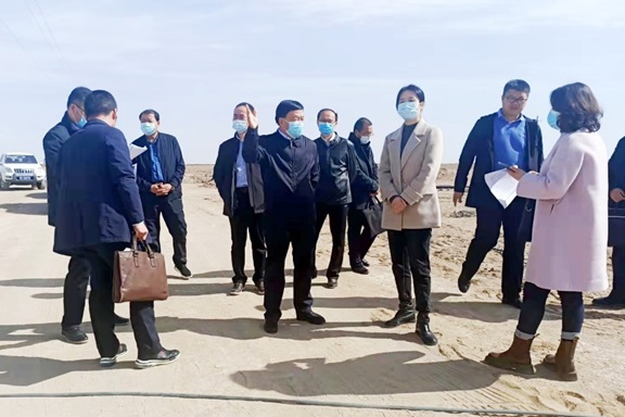 黨委書記、董事長(zhǎng)劉興斌到金塔縣調(diào)研